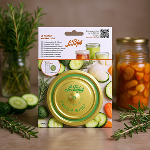 Tapas de vacío Le Parfait de 100 mm, paquete de 4 para conservación de frascos - Product Image 2