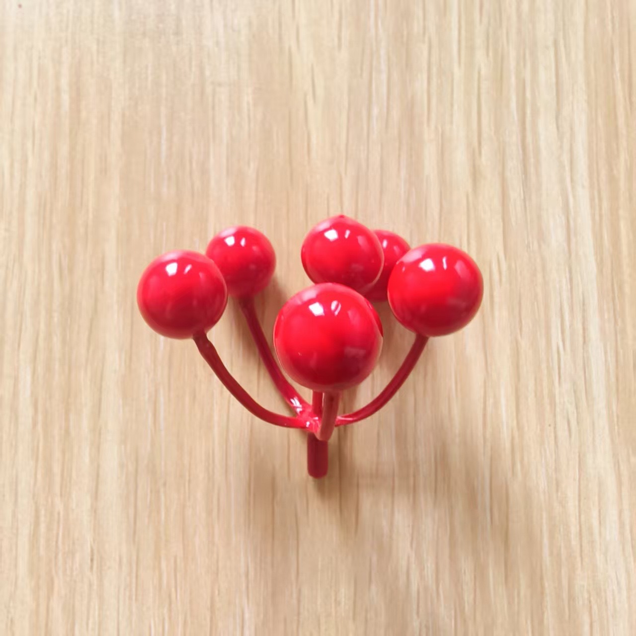 Cabeza de fruta hexagonal (roja)