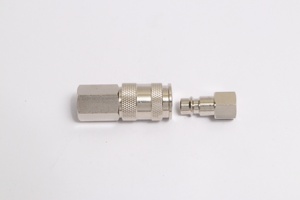 1/4 Body kuningan dilapisi nikel Eropa Universal Type Air <span class=keywords><strong>Quick</strong></span> <span class=keywords><strong>Coupler</strong></span> OEM untuk Air Tools Rectus Parker Series 25 35SCFM - Product Image 5