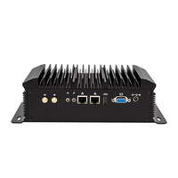 Rugged Fanless Mini Computer Intel 12th Gen Core I3 I5 Industrial PC Dual Ethernet Gateway DDR5 32GB for IoT Control