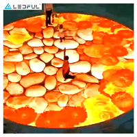 Écran de sol LED magique 3D effet miroir, pour hôtel de maison, nouveauté 2019