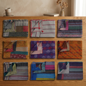 Manta Kantha Bordada Vintage al por Mayor - Product Image 2