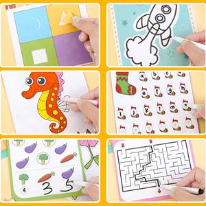 Libro di Attività per Bambini con 48 Pagine, Taglio con Forbici, Adesivi, Conteggio, Puzzle Illustrati, Quaderno di Attività per Bambini - Product Image 2