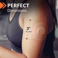 Patchs Skin Grip CGM pour capteur étanche et résistant à la transpiration pendant 10-14 jours ruban adhésif prédécoupé
