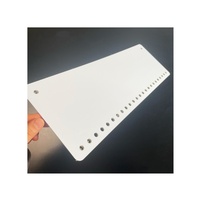 Blanc brillant sublimable blanc simple face marque Sublimation compte à rebours de Noël porte-canne en bonbon 6 "X18"