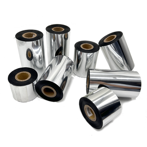 Smartprinting haute qualité 110mm x 300m anti-rayures noir ruban à transfert thermique Compatible imprimante d'étiquettes pour étiquettes en papier Chine - Product Image 1