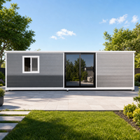 Offre spéciale : Maison d'appartements modulaire préfabriquée de luxe de 40 pieds avec structure de conteneur extensible