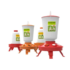 Poultry Feeding Equipment Height Adjustable 1Kg 1.5Kg Plastic Automatic Chicken Feeder