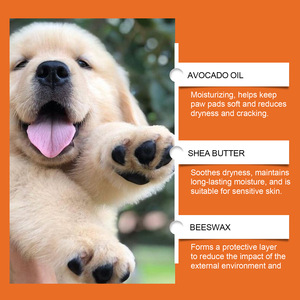 Baume pour pattes d'animaux hydratant, soin des pattes gercées, réparation et adoucissement, baume pour le nez des chiens et des chats, baume ayurvédique - Product Image 3