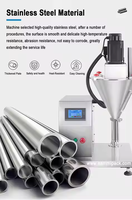 Machine de remplissage semi-automatique à vis sans fin pour poudre sèche, économe en énergie, avec micro-doseur pour pots et sachets