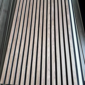 Panneau acoustique contemporain en placage <span class=keywords><strong>de</strong></span> bois MDF, <span class=keywords><strong>absorbeur</strong></span> <span class=keywords><strong>de</strong></span> <span class=keywords><strong>son</strong></span> en polyester pour chambre d'enfant et bureau, style modèle 3D - Product Image 2