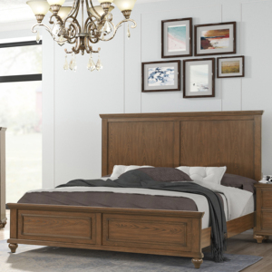 American Nightstand, Traditional Solid Wood Bedroom Furniture Set - Product Image 1