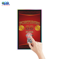 Monitor Layar Sentuh Kapasitif Industri Fullred Skill Game 32 Inci dengan Lampu