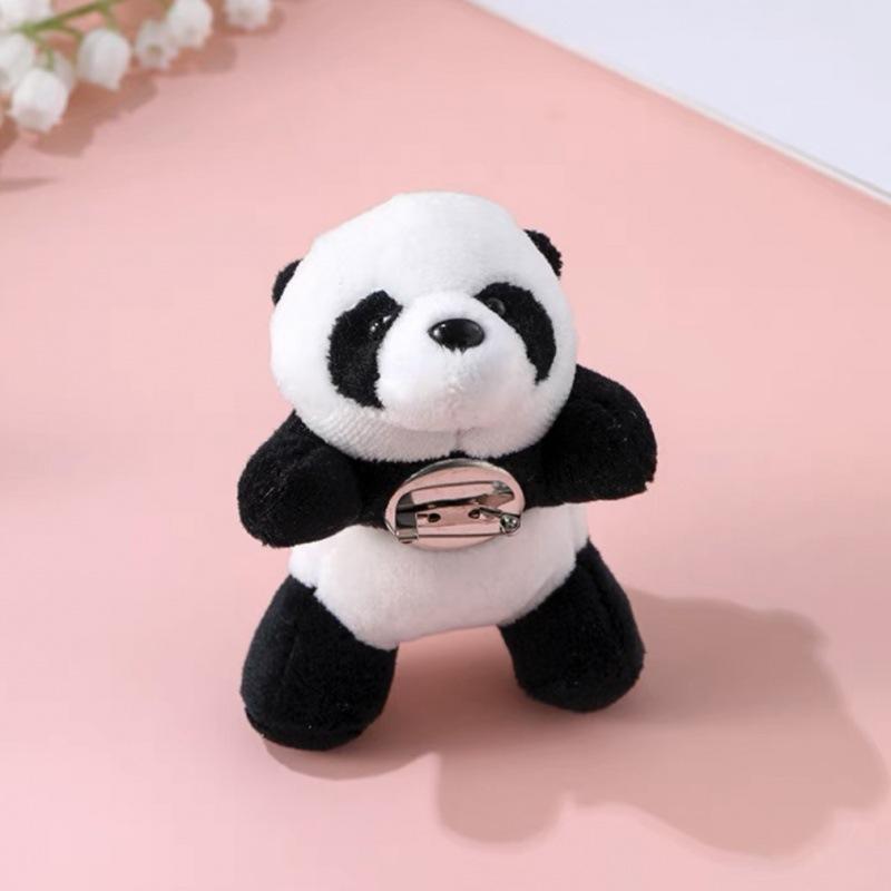 Hot Selling New Design Cartoon Panda Plush Face Wash Hairband Cute Style Wide Side Hairband for Girls