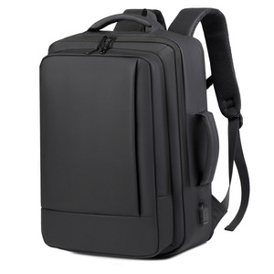 Mochila Multifuncional Personalizada 2025, Nueva, Impermeable, con Carga USB, Expandible, de Poliéster, para Computadora, Mascotas y Negocios - Product Image 1
