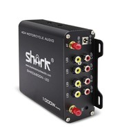 SHARK Motorrad-Audio 4-Kanal Hochleistungs-Externer Verstärker Bluetooth USB/SD/AUX 20Hz-20kHz Frequenzgang OLIVER Passgenauigkeit