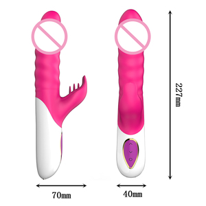 Rotation télescopique chauffant énorme G Spot vibrateur <span class=keywords><strong>Clitoris</strong></span> féminin stimuler la Masturbation ressources pédagogiques jouets sexuels pour femme - Product Image 1