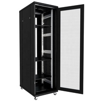 Baie de serveur autoportante SYNSTRO pour centre de données IT régional, 32U, 19 pouces, 600x600mm, armoire réseau IP20 en acier SPCC, en stock
