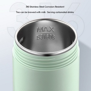 450ML Stainless Steel Heating Cup Kettle Hot Water Heater Bottle Portable Travel Electric Cup - Product Image 4