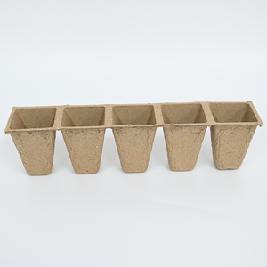 Bandejas de pulpa moldeada ecológicas con orificios de ventilación personalizados, bandejas biodegradables para el inicio de plántulas para un rápido crecimiento de raíces - Product Image 6