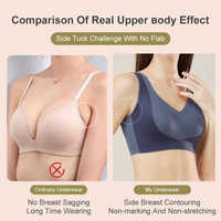 Soutien-gorge push-up sans couture Shanhao, vente chaude, grande taille, bonnet plein d'air, sans armatures, bonnet fixe, dos nu, respirant, tricot uni, réglable