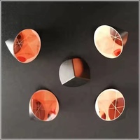 25.4 BK7 prisme de cube d'angle en verre optique revêtement de cuivre réfléchissant avec superposition noire