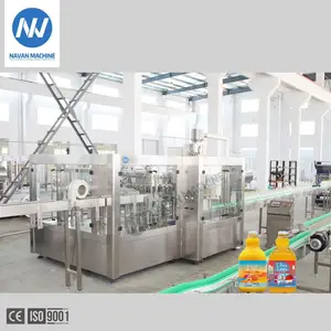 Plastic Bottle Fresh Fruit Grape Apple Juice Filling System Bottled Juice Production Line