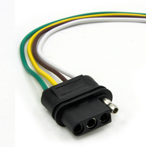 موصل مسطح رباعي الاتجاهات ذكر وأنثى لتمديد الأسلاك في المقطورات، كابل تمديد 18AWG - Product Image 4