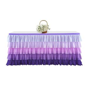 ผ้าคลุมโต๊ะสีขาวขนาด 6 ฟุต สำหรับตกแต่งงานวันเกิดเด็ก - Product Image 2