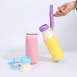 2026 New Design Custom 500ml Cute Student Double Drinking Insulated Vacuum Thermal 316 Stainless <b>Steel</b> Water <b>Bottle</b> - Product Image 3