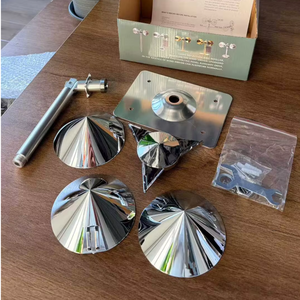 Dispositif <span class=keywords><strong>anti</strong></span>-oiseaux N11 à énergie éolienne avec prisme rotatif réfléchissant à large portée 360° et miroirs rotatifs à énergie éolienne - Product Image 2