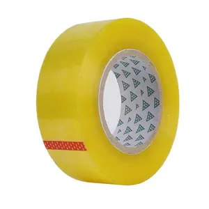 Yellow BOPP Packing Waterproof Tape Adhesive Tape Courier Box Sealing Tape Business Office Supplies