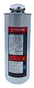 Condensateur de puissance basse tension Tibcon, 3 phases, MKP, boîtier en aluminium cylindrique, auto-réparateur, anti-explosion, condensateur PFC 400V-480V - Product Image 5