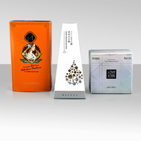 Cajas de Regalo de Cartón Ecológicas OEM para Empaque de Cosméticos, Laminación Mate, Tipo de Forro de Esponja con Relieve para Empaque de Joyería