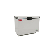 Petit Congélateur Horizontal Commercial à Congélation Rapide de 100 Litres, Congélateur Coffre Mini Réfrigérateur Domestique