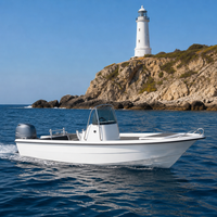 Bateau polyvalent 4,85 m, construction robuste à quille intégrée, coque longue durée de vie, 90 CV, 5 personnes, 450 kg, bateau utilitaire, pont spacieux