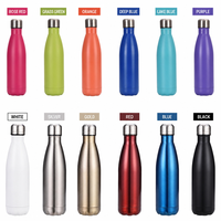 Bouteille de sport isotherme en acier inoxydable vierge pour sublimation, forme droite, 301-400 ml, écologique