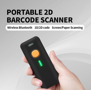 محمول للبلوتوث ، G Mini 1D 2D ماسح الباركود قارئ رمز QR مع USB Com لمنتجات المسح اللوجستي للمستودعات - Product Image 2