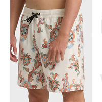 Shorts de bain personnalisés à séchage rapide pour hommes, vente en gros, vêtements de plage imprimés pour hommes