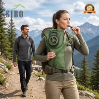 Sac à dos de randonnée Sibo Supplier Elite, imperméable, écologique, durable, avec poche à eau intégrée, anti-fuite, double étanchéité