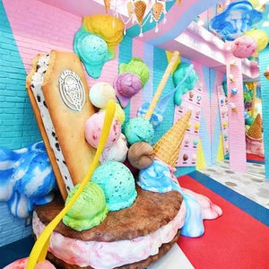 Esculturas de espuma personalizadas para interiores y exteriores, espuma de poliestireno, personaje artesanal, helado, juegos, eventos, decoración de donas <span class=keywords><strong>gigantes</strong></span>, taza de imitación, pastel - Product Image 1