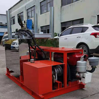 Machine de marquage routier Lighten Traffic LT-HST800 18HP à cylindre hydraulique unique, avec cuve de fusion à chaud de 800 kg et préchauffeur thermoplastique, haute performance