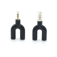USENGKA Adaptateur de séparateur audio 2 en 1, séparateur d'écouteurs 3,5 mm, concentrateur, convertisseur, connecteur, partage de musique