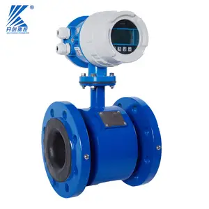 Integrated Electromagnetic Flow Meter 4-20mA Output IP68 Neoprene Lined Carbon Steel Kaichuang Flow Meter