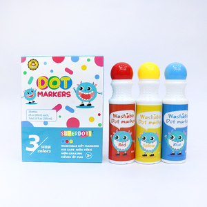 Marqueurs de graffiti pour enfants, marqueurs d'art à points colorés, encre lavable, jeu de <span class=keywords><strong>bingo</strong></span>, tampon de peinture, jouets - Product Image 6