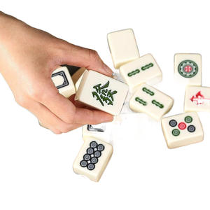 <span class=keywords><strong>Set</strong></span> di piastrelle moderne per uso domestico <span class=keywords><strong>Mahjong</strong></span> in avorio strofinato a mano impeccabile di grado monocromatico 40 mm44 mm di grandi dimensioni di medie piccole dimensioni piastrelle melamina - Product Image 2