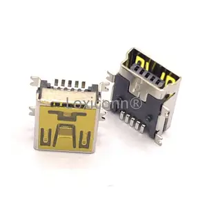 Bán Chạy Cổng Kết Nối Giắc Cắm SMT SMD 5 Chân Cho Nữ Bảng Mạch PCB Ổ Cắm Mini USB Type B