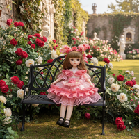 Vêtements de poupée BJD de style Mori Lolita, 6 pouces (30 cm), ensemble décontracté automne/hiver, tissu 14+