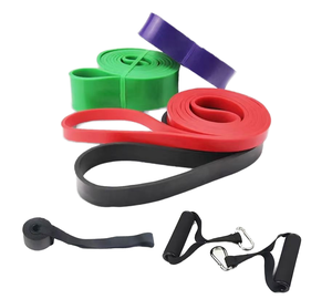 Bandas de Resistencia para Ejercicio Físico de Alto Rendimiento, Ecológicas, con Logotipo Personalizado, Antideslizantes, Elásticas para Cadera, de Látex TEP Invertido - Product Image 4