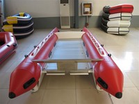 Bateau gonflable, planche de surf à grande vitesse, aluminium, sol, bon marché, 12,5 pieds
